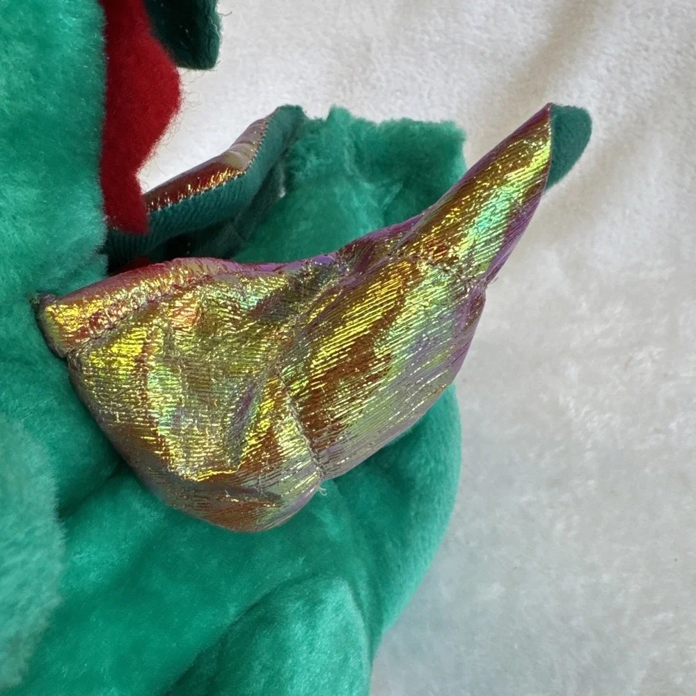 Ace Novelty Green Dragon Plush Shimmer Wings Stuffed Animal 11 Inch